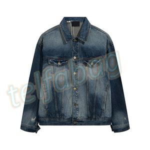 Designer essent Denim Jacke Frau Casual Lose Jacken Klassische Waschung Strass Oberbekleidung Herbst Sonnenschutz Mantel Tops