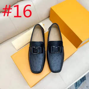 27Model Spring New Suede Casual Designer Men Shoes Fashion Slip On Luxurious Loafers Mane Leather Comant Flat Shoes Moccasins Classic Driving Shoes