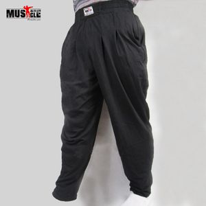Pants Men's Baggy Pants For Bodybuilding Loose Workout Trousers Lycra Cotton High Elastic Designed For Fitness Male Clothes Jogger XXL