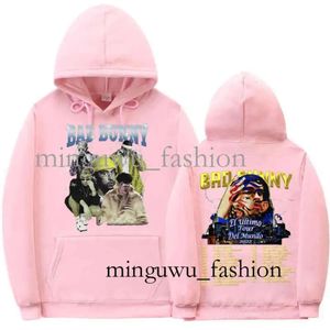 2022 Bad Bunny El Ultimo Tour Del Mundo Men's Hoodie Women Casual Hooded Pullover Loose Style Hoodies Sweatshirt 521 713