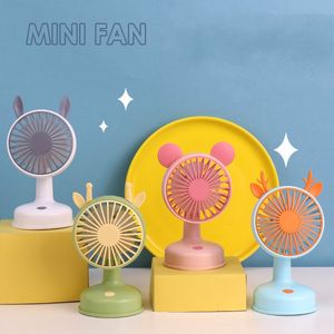 Mini Portable Handheld Fan USB Charging Air Cooling Desktop Fan with Phone Holder Outdoor Travel Indoor