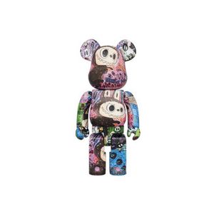 Yeni Spot Bearbrick 400% 28cm Longjiasheng Labubu Labubu Yapı Taşları Şiddetli Ayılar Moda Trend Dekorasyonu Küçük Bebek El Yapımı