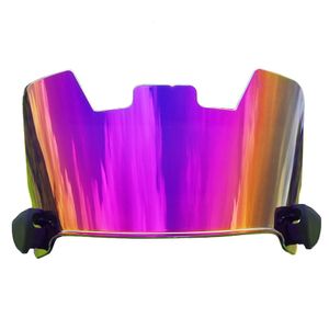 Bolas Viseiras de Futebol Americano com Clip Factory Rugby Rainbow Chrome Capacete Viseira Eye-Shield 230421