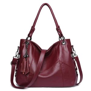 Abendtaschen Schulter für Frauen Weiches Wasser Leder Handtasche Messenger Umhängetasche Europäischen Amerikanischen Stil Vintage Retro Tote 231120