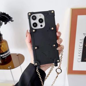 Beautiful iPhone Phone Cases 15 14 Pro Max LU Luxury Crossbody Designer 18 17 16 15pro 14pro 13pro 12pro 13 12 Case with Logo Box Mix Orders Drop Shippings Support