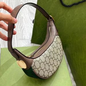 Luxuriöse Designer-Pochette-Halbmond-Unterarmtaschen von Ophidia, 7a-Qualität, Schulterbrieftaschen, G-Leinwand, die Einkaufshandtasche, Sommer-Nylon-Damen-Umhängetasche, klassische Herren-Clutch