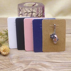 Gift Wrap Display Cards 5x7cm Card Hairpin Lobster Clasp Cardboard Packaging Hang Tag Ear Studs Paper For Jewelry