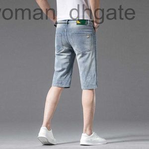 Erkekler Kot Tasarımcı Denim Şortları Erkekler Yaz Yeni Kişiselleştirilmiş Baskı Çok Slim Fit Trend Marka Korean Modeli Çeyrek Pantolon Y3CI