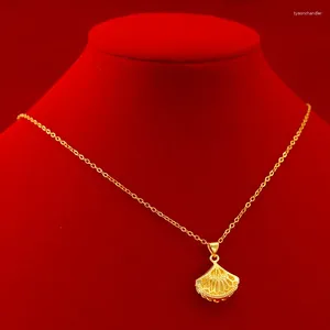 Pendant Necklaces Fashion Women Necklace Statement Jewelry 14K Gold Plated Chain Choker Mini Skirt Female Birthday Gifts