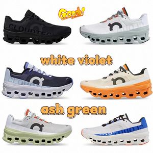 Mens On Running Cloudmonster Shoes Cloud Frost Surf triple black white violet amber ginger ash green Frost Cobalt Designer men women runner Sports Sne A5y7#