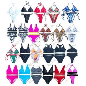 Luksusowy projektant bikini stroje kąpielowe letnie damskie stroje kąpielowe zestaw plażowy dwuczęściowy zestaw bikini