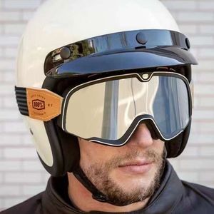 American Windshield 3/4 Helmet Goggles Motorcycle Outdoor Off Road Universal Dh Speed Reducing Glasses