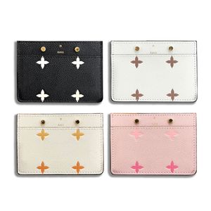 Clássico Mini Pequena Carteira Luxo Designer Cartões Titular Moeda Bolsa Slim Bank Cardholder Bolsa Alta Qualidade Grão Couro Carteira Homens Mulheres Bolsa Nome Titular do Cartão