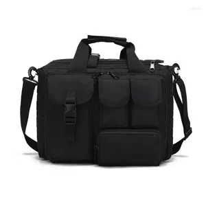 Briefcases Men's Shoulder Bag Messenger Tactical Briefcase Military Handbag Computer Pack Backpack Crossbody Bags Outdoor