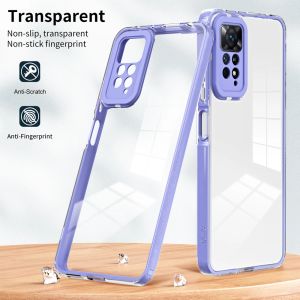 Camera Lens Protector HD Transparent fodral för Xiaomi Redmi 12C 10A 9C Obs 12T 11 10 12S 11S 10S MI 13 Lite 3in1 TPU -stötsäkert telefonskydd