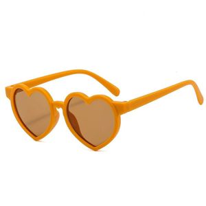 Jiuling China Kinderbrille mit Liebesherz und süßem Rahmen, Sonnenbrille mit Farbverlauf, linsenförmig, Großhandel