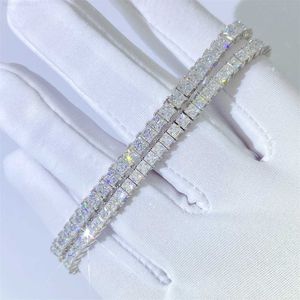 VVS Moissanite Jewelry Tennis Chain Bracelet for Men lemon