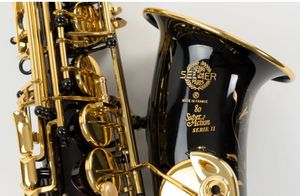 Super Performing Alto Sax Musical Instrument Black 80 Custom Model Copper Professional Grad Gratis frakt