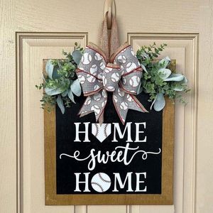 Party Decoration Gift Home Decor Design Baseball Door Hanger Sign Front Decorations Welcome