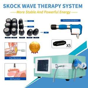 Slantmaskin Electric Zimmer Shock Wave Therapy Machine Shockwave Physical Equipment ED Terapi för smärtlindring DHL