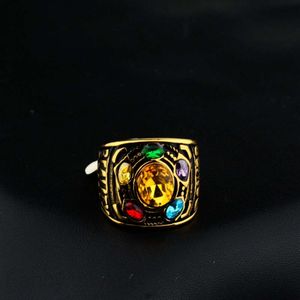 Anello in acciaio al titanio con diamante colorato personalizzato personalizzato Anello in acciaio al titanio gioielli Hip Hop in acciaio inossidabile