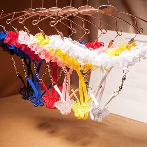 Womens Panties Women Lace Open Crotch Sexy Bandage Bead String Crotchless Briefs Thong Female Lingerie Transparent Underwear