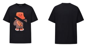 Summer Men's Designer T-shirt Clothing Designer dłoni koszulka damska koszulka mody farba graffiti para krótkiego rękawu graficzna koszulka anielska