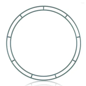 Dekorativa blommor blomsterhandla hoop cirkel krans ram hängande ring bröllop kransar järn diy hantverk väggar dörrar år valentiner party dekoration