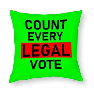 Federa per cuscino Love Politics Count Every Legal Vote 2023 For Home Cover Car Cushion Waist Sofa Legale