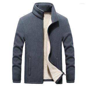 Jaquetas ao ar livre masculinas esportes de inverno caminhadas soft shell moda leve confortável à prova de vento lã quente