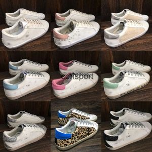 Designers Itália Marca Super Star Sabot Sneakers Luxo Mens Mulher Sapato Moda Superstar Clássico Branco Do-velho Lantejoula Sujo Designer Mulheres Slip-on Sapatos Casuais