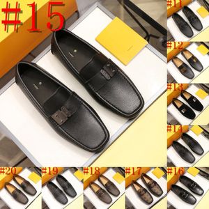36 Model Erkekler Loafers Moda Tasarımcı Erkek Ayakkabı Günlük Lüks Marka İtalyan Daireler Deri Mokasinler Yumuşak Tekne Ayakkabı Ayakkabı El Yapımı