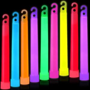 Other Event Party Supplies 10PCS Ultra Emergency Bright 15CM Glow Sticks 12 Hour Camping Hiking Chem Glow Stick Lights for Parties Blackout Storm Ready Use 231120