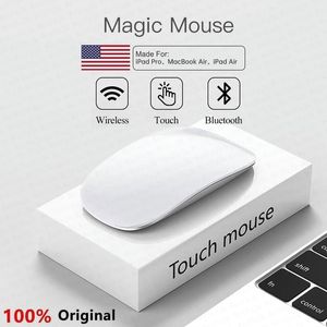 Möss för trådlös Bluetooth Touch Magic Mouse Pro Laptop Tablet PC Gaming Ergonomico 231117