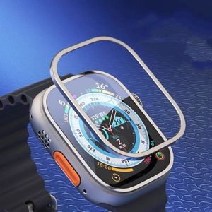 Smartwatch para apple watch ultra 2 série 9 49mm relógio inteligente pulseira marinha smartwatch relógio esportivo caixa de pulseira de carregamento sem fio capa protetora
