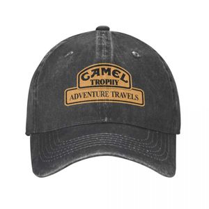 Boll Caps Spring Autumn Dad Camel Trophy Racing Baseball Cap Vintage Hat Outdoor Travel Washed Cotton Cap Hatts J230421