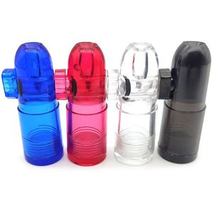 Rocket Smoking Snuff Bottle Custodia Contenitori Tubi Kit Snorter Tasca portatile Sniff Snuffer durevole Mix Color Snort Saver Accessori per il fumo