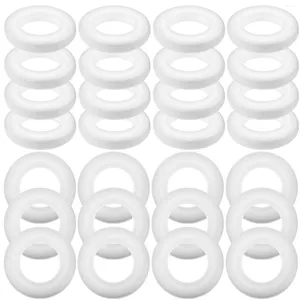 Decorative Flowers Foam Wreath Forms Craft White Polystyrene Circles Ring Round Form Crafts Diy Arts Floral Projects Home Wedding Decor