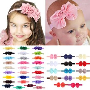 Hair Accessories Baby Bows Headband Elastic Soft Band Handmade DIY Toddler Infant Kids Girl Born Bowknot Headwear