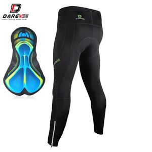 Cykelbyxor Darevie Cycling Pants 3D Gel Pad Breattable Men Cycling Long Pants With Leg Zipper 6 Hours High Quality Road Cykling Pants 231120