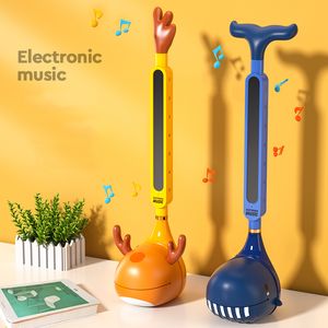 Drums Percussion Otamatone Japanese Electronic Musical Instrument Portable Synthesizer Funny Magic Sounds Toys Creative Gift for Kids Adults 230420