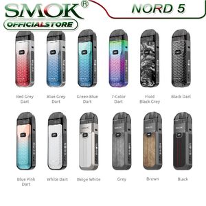 Kit sistema pod SMOK Nord 5 2000mAh 80W con cartuccia pod da 5 ml a riempimento laterale compatibile con bobine RPM 3