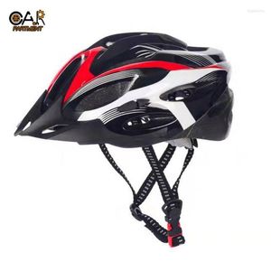 Caschi da moto Casco da mountain bike confortevole Tessuto in fibra di carbonio Pc Bicicletta in plastica Equipaggiamento da guida ultraleggero neutro Adulto