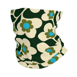 Sciarpe Verde Fiori Bianchi Orla Kiely Bandana Ghetta Collo Passamontagna Maschera Sciarpa Multiuso Ciclismo Pesca Unisex Adulto Traspirante