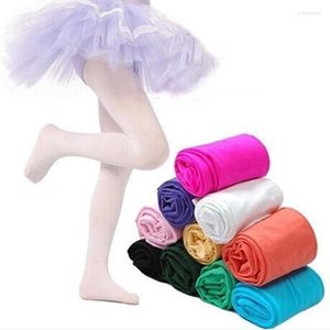 Mulheres meias de alta elasticidade Ballet Girls Velvet Pantyhose Spring e Summer Candy Color Dance atacado