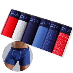 Majaki 6pc set bokserów mężczyzn boksershorts Męskie majtki męskie homme seksowne bokserki bokser