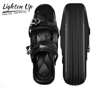 Sledding Lighten Up 1Pair Mini Patins de Esqui Neve Skiboard Curto Para Neve Ao Ar Livre Skiboard Curto Snowblades Ligações Ajustáveis de Alta Qualidade 231120