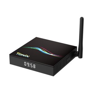 TANIX TX66 TV BOX Android 11 RK3566 Quad-core ARM Mali-G52 4G 32G BT 5.0 2.4G5G Wifi 8K Set Top Box Lettore multimediale