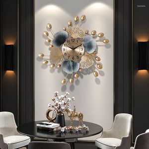 Wall Clocks Bedroom Battery 3d Clock Modern Design Flower Nordic Creative Industrial Reloj De Pared Free Shiping