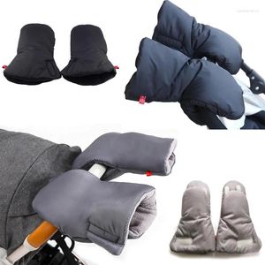 Stroller Parts Winter Pram Hand Muff Baby Carriage Pushchair Warm Fur Fleece Cover Buggy Glove Gloves Accessories